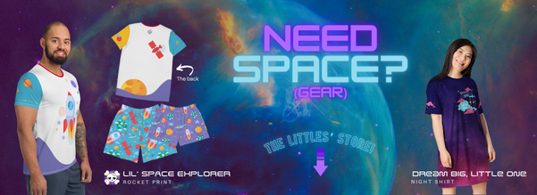 Check out the Space gear we have at The Littles&#39; Store